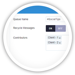 Configure queues to automatically expire content or recycle posts.