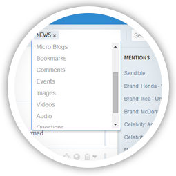 Mentions don't only happen on Twitter. You should be using a 360° monitoring tool.