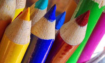 Graphic Design Colored-pencils